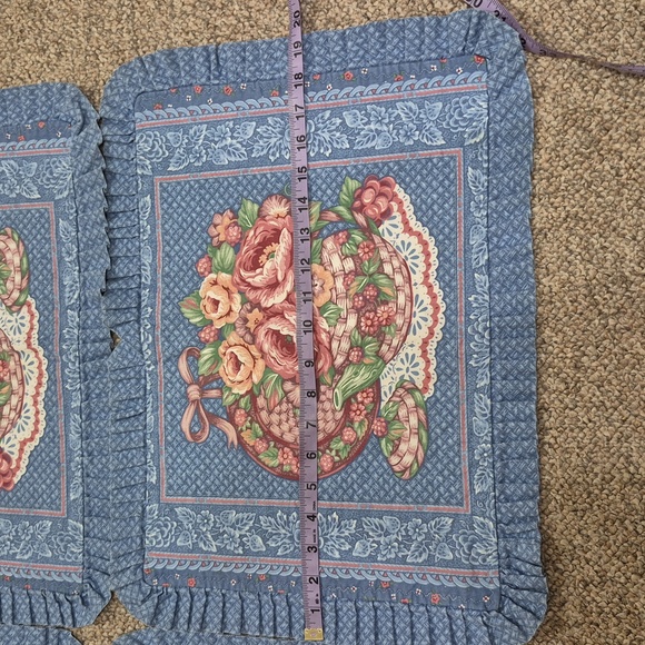 Vintage Set of 4 Quilt Table Place Mats - Picture 7 of 7